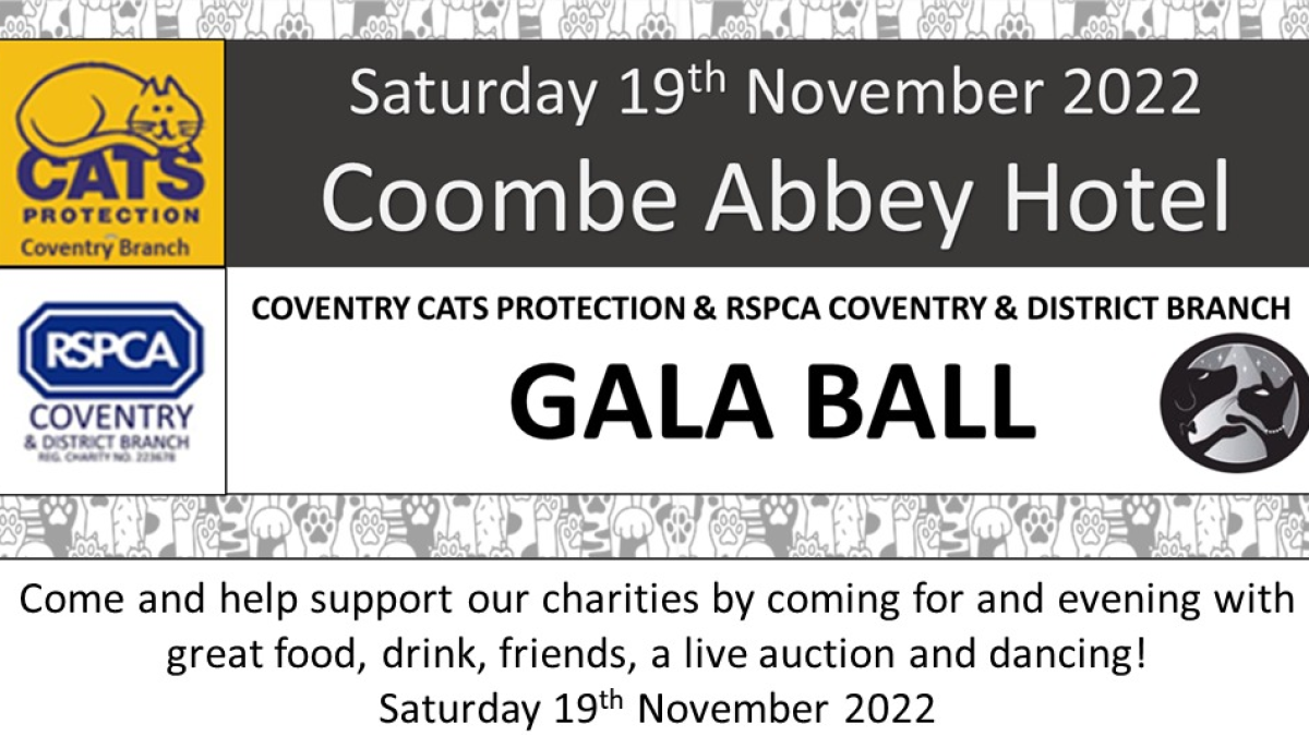 Enter Raffle to Win Table of 10 hosted by RSPCA Coventry and District
