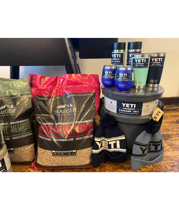 Enter Raffle to Win YETI & TRAEGER GRILL PACK hosted by Hayles Fruit Farm