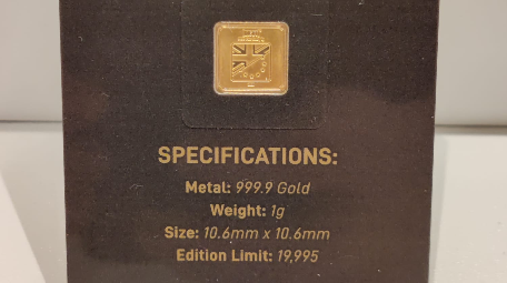 Enter Raffle to Win 1g Pure Gold bar/ingot hosted by Emma