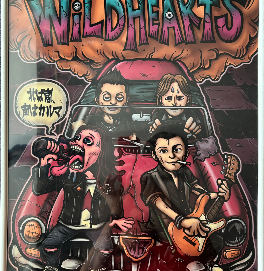 Enter Raffle to Win Framed WiLDHEARTS Print From Gingers