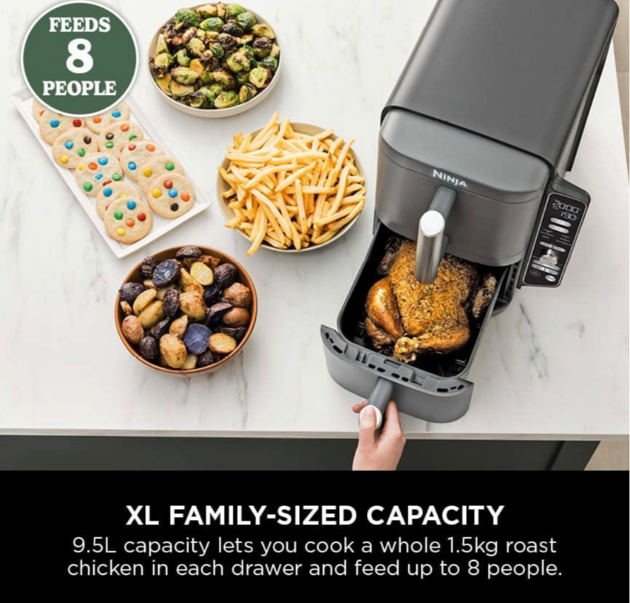 Enter Raffle to Win Ninja Double Stack XL Air Fryer or £200 Cash hosted