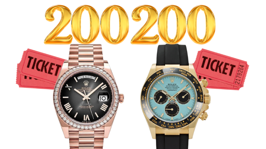 400 Tickets for Day Date & Daytona worth £8,000!