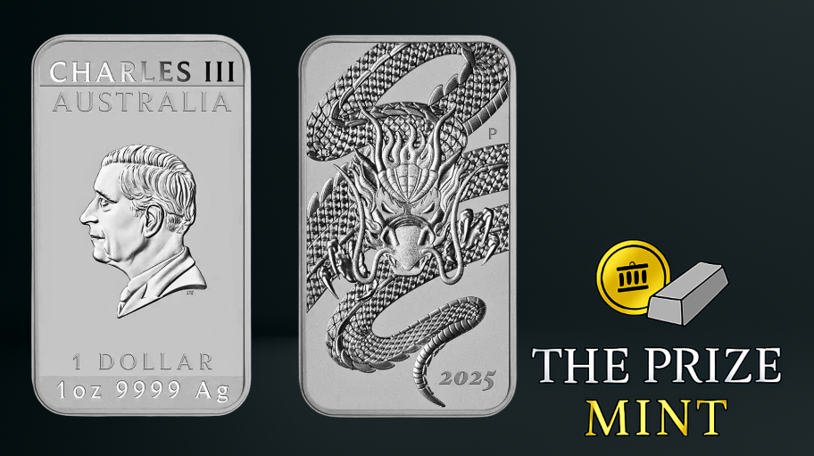 Enter Raffle to Win 2025 Dragon 1oz Silver Coin - Limited