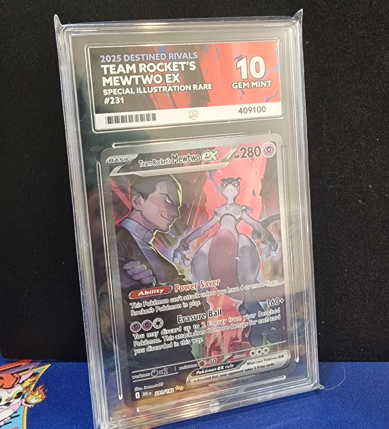 Great Rockets Mewtwo Enter Raffle to Win Team Rockets Mewtwo Ex. Ace graded Gem Mint 10 ...