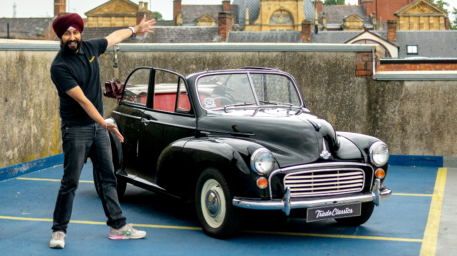 Enter Raffle to Win 1956 Morris Minor Convertible hosted by Trade