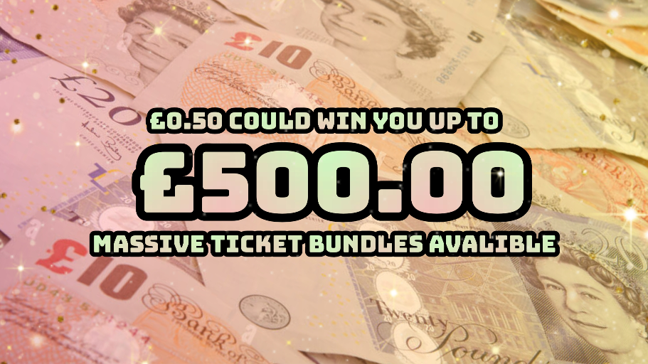 Enter Raffle to Win WIN UP TO £500.00! hosted by Lucky Coin Cash ...