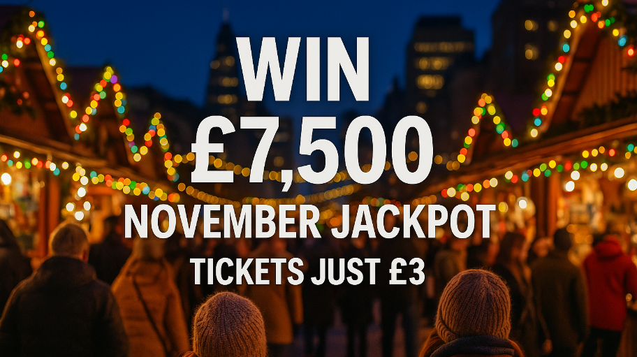 Enter Raffle to Win Win £7,500 - November Jackpot! hosted by MD-RAFFLES