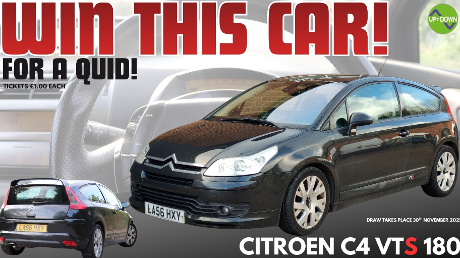 Citroen Raffle Enter Raffle to Win a (very rare) CITROEN C4 VTS 180 hosted by UPnDOWN