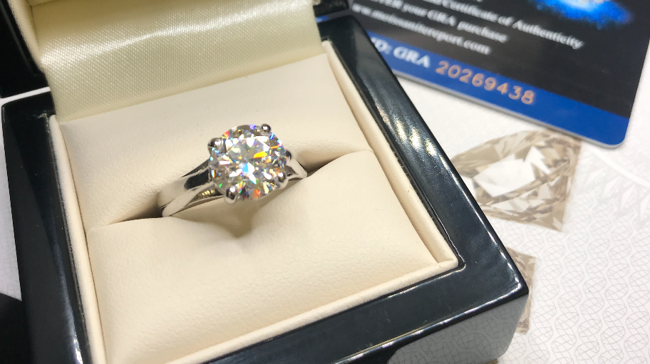 Enter Raffle to Win 3 Carat Solitaire Platinum Ring 75p Entry hosted by ...
