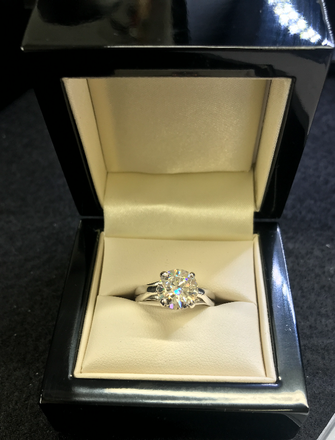 Enter Raffle to Win 3 Carat Solitaire Platinum Ring 75p Entry hosted by ...