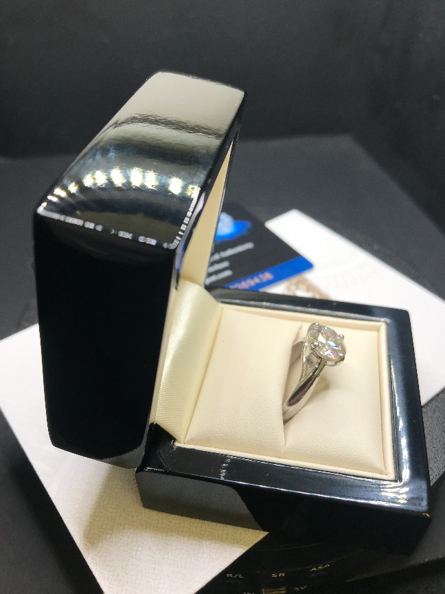 Enter Raffle to Win 3 Carat Solitaire Platinum Ring 75p Entry hosted by ...