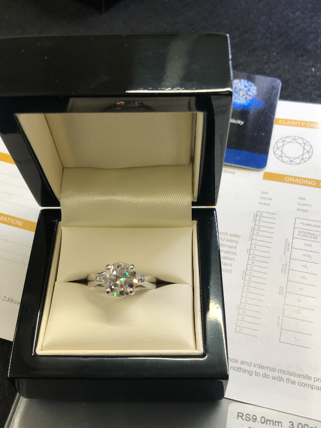 Enter Raffle to Win 3 Carat Solitaire Platinum Ring 75p Entry hosted by ...