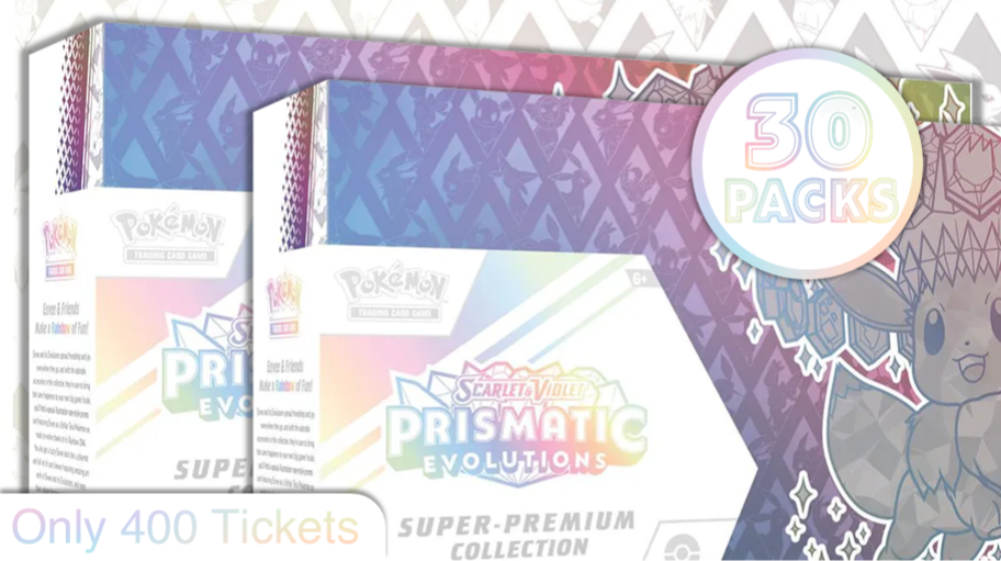 Enter Raffle to Win TWO Pokemon Prismatic Evolutions Collection Boxes ...