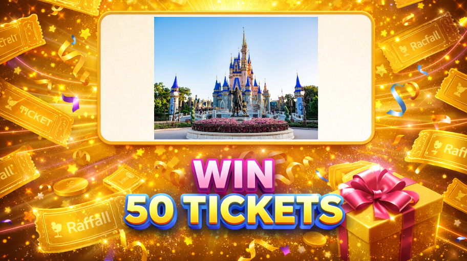 Wdw Raffle Enter Raffle to Win 50 TICKETS to the £10k Walt Disney World Trip Draw ...