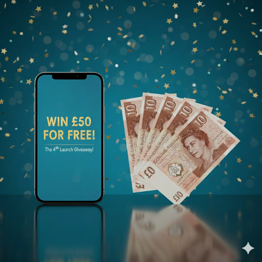 Enter Raffle to Win £50 for FREE! The 4th Launch Giveaway! hosted by ...