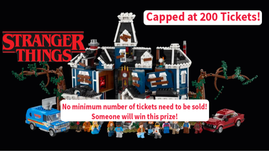 Enter Raffle to Win NEW LEGO Stranger Things: The Creel House