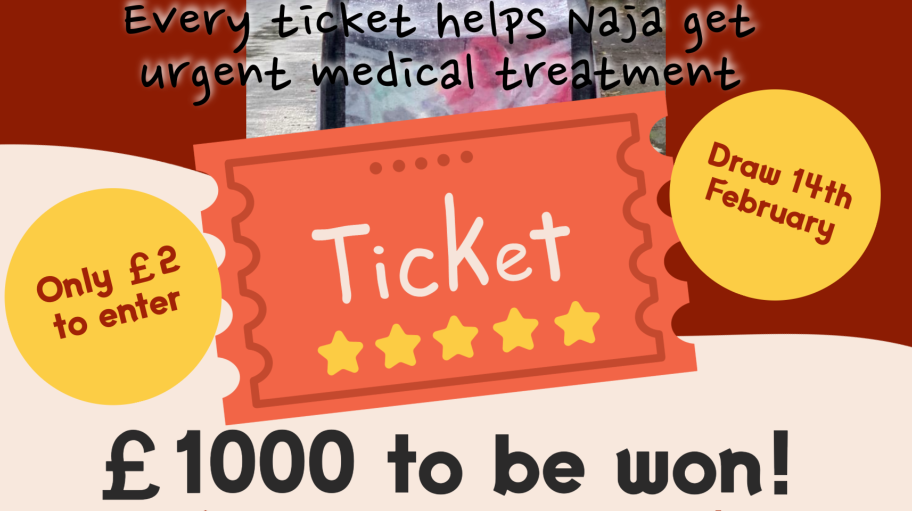 Enter Raffle to Win £1000 Cash hosted by Ellie Jones