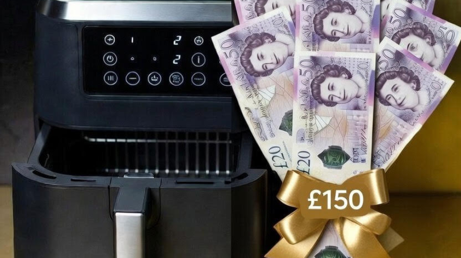 Enter Raffle to Win £150 CASH OR A NINJA DUAL ZONE AIR FRYER!! hosted ...