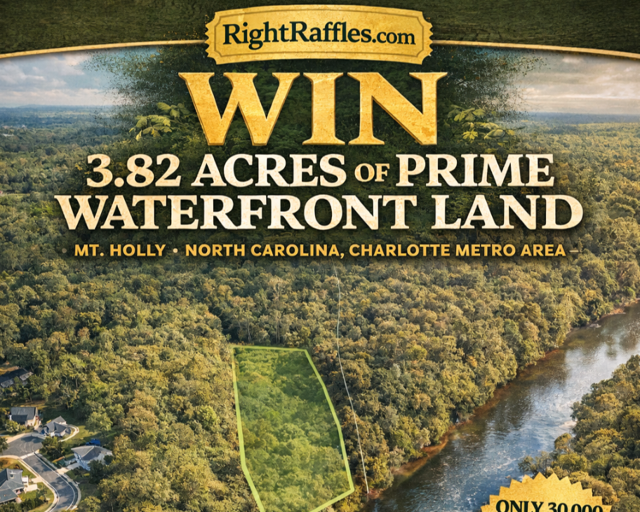 Land Raffles Enter Raffle to Win 3.82 Acres Waterfront Land in USA $300k hosted by ...