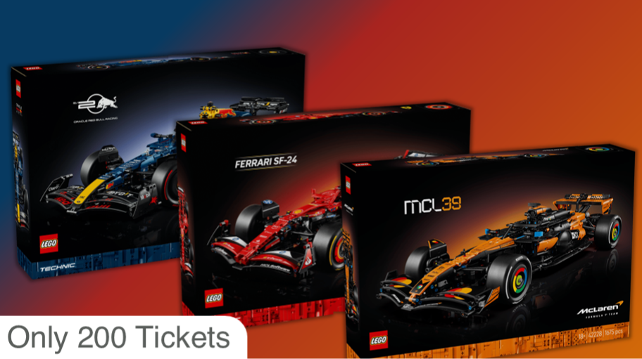 Enter Raffle to Win Red Bull, Ferrari & McLaren LEGO sets hosted by ...