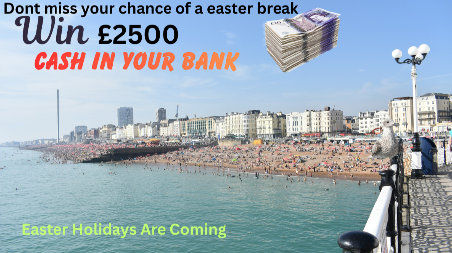 Enter Raffle to Win £2500 for the easter break hosted by Goldring's Raffles