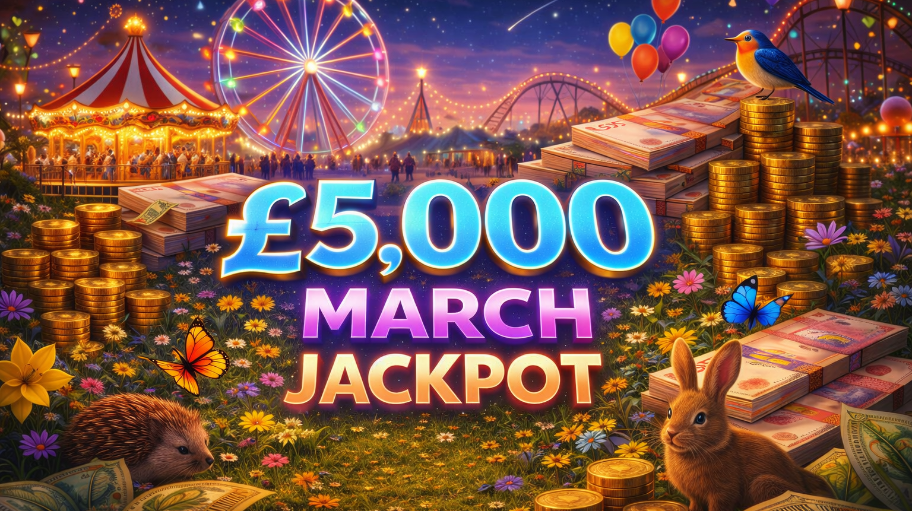 Enter Raffle to Win £5,000 - March Jackpot hosted by MD-RAFFLES
