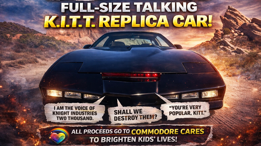 Enter Raffle to Win Knight Rider K.I.T.T. FullSize Talking Replica