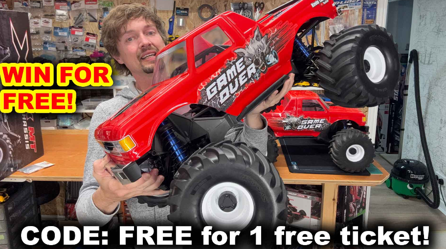 Enter Raffle to Win TRAXXAS X-MAXX + Game Over hosted by Kevin Talbot