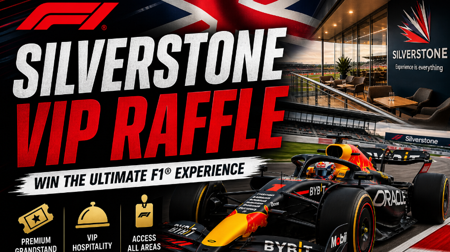Enter Raffle to Win 2 VIP TICKETS TO SILVERSTONE F1 (2026) hosted by ...