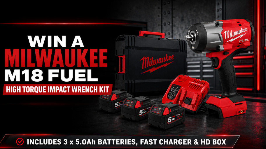 Enter Raffle to Win a Milwaukee M18 FUEL High Torque Impact Wrench ...
