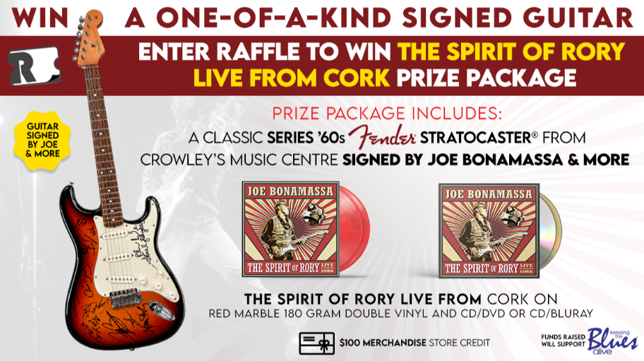 Enter Raffle to Win a Signed Rory Gallagher Guitar Package hosted