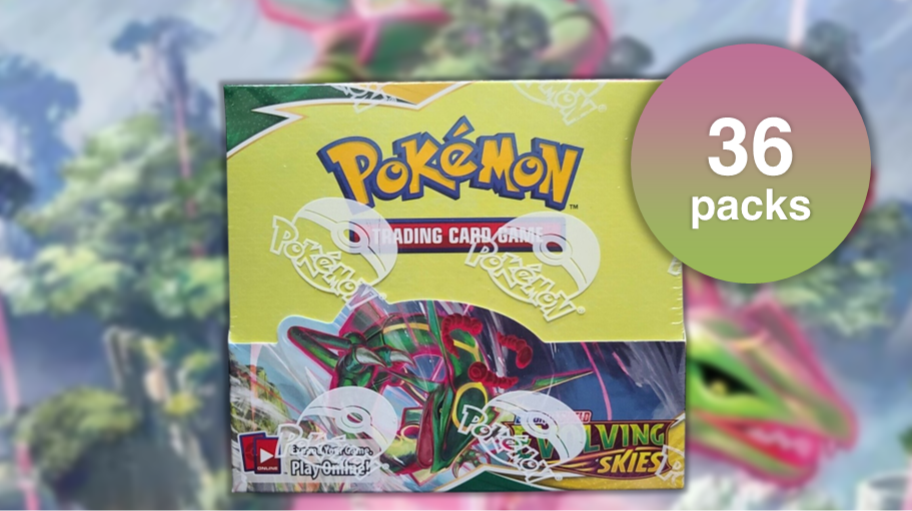 evolving skies booster box cards Pokémon TCG: Sword & Shield 7: Build & Battle Rayquaza VMAX leads the surge from on high Pokémon Evolving Skies: Booster Pack