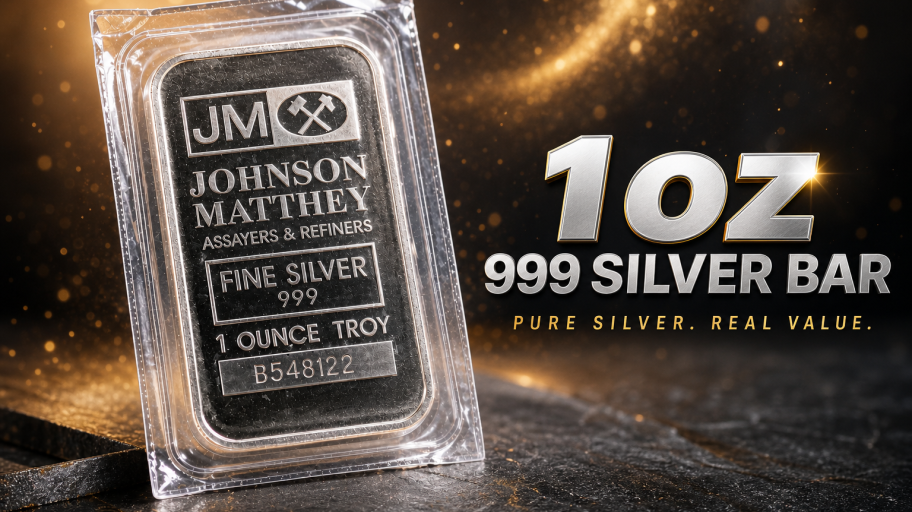 Enter Raffle to Win WIN A GENUINE JOHNSON MATTHEY 1 OZ SILVER BAR